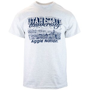 Utah State University Old Main Hill Aggie Nation Unisex T-Shirt